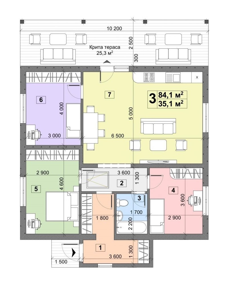 Котедж 84 м² в КМ Лісовий Хутірок від 25 357 грн/м², с. Горенка