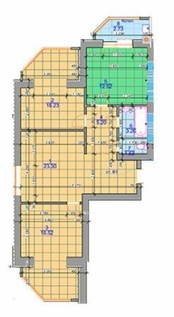 3-комнатная 83.23 м² в ЖК Одесский квартал от 23 600 грн/м², с. Крюковщина
