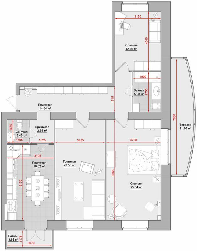 3-комнатная 118 м² в ЖК на ул. Троицкая, 74 от 17 850 грн/м², г. Кременчуг