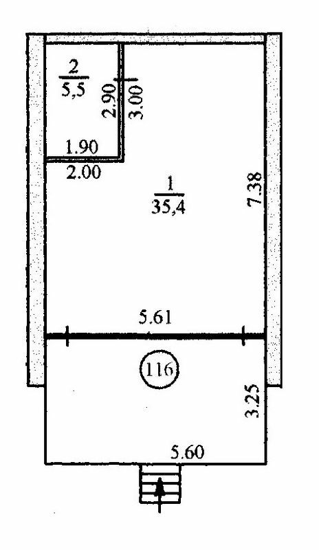 1-кімнатна 40.9 м² в Апарт-комплекс Petrovets від 11 150 грн/м², смт Лазурне