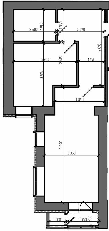 1-кімнатна 52.19 м² в ЖК Театральний від 22 000 грн/м², Рівне