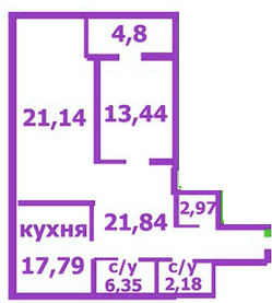 2-комнатная 88.11 м² в ЖК на ул. Жабинского, 2Д, 2В, 2Г, 2Е от 10 500 грн/м², Чернигов