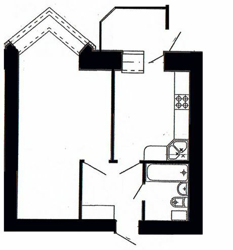 1-комнатная 45.74 м² в ЖК на вул. Київська / вул. Тарнавського от 18 600 грн/м², Тернополь