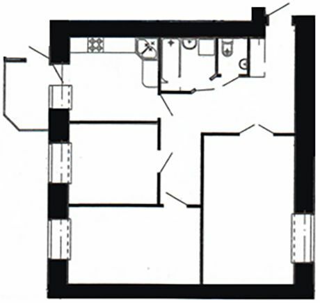 3-кімнатна 82.24 м² в ЖК на вул. Київська / вул. Тарнавського від 18 200 грн/м², Тернопіль