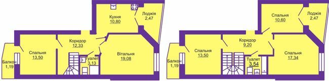 Двухуровневая 120.34 м² в ЖК Шевченківський гай от застройщика, с. Гаи-Шевченковские