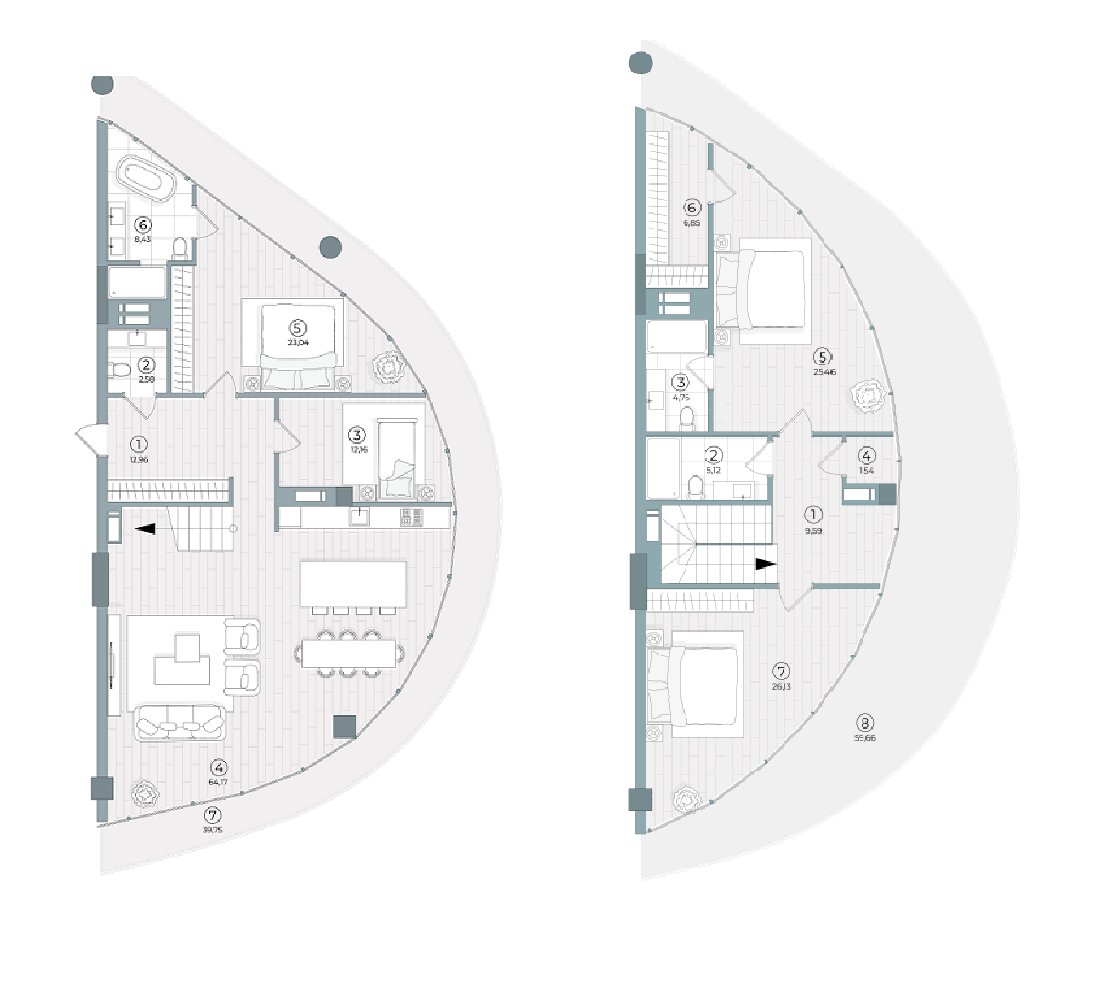 Двухуровневая 232.62 м² в ЖК Delrey от 53 000 грн/м², Киев