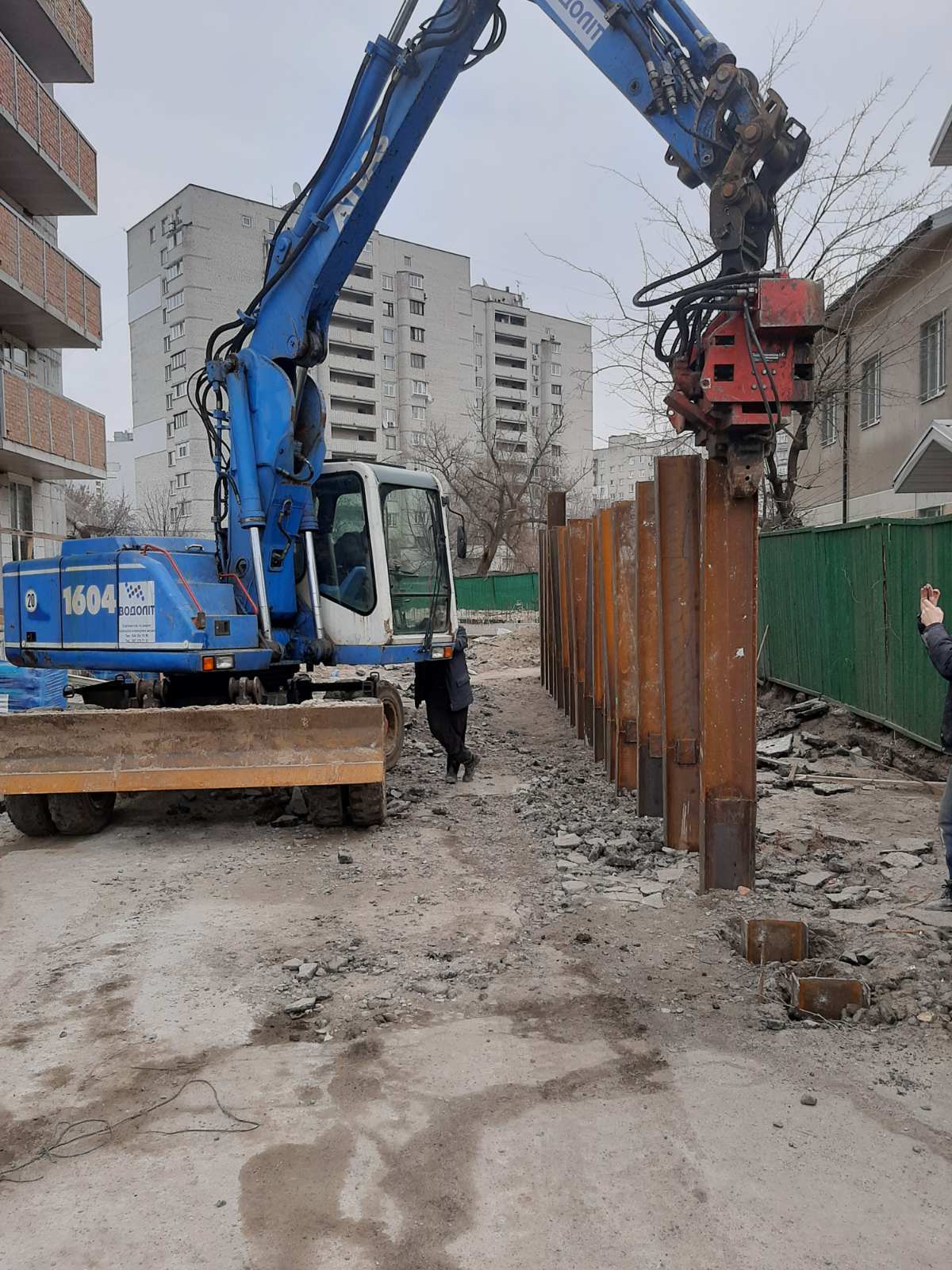 Хід будівництва ЖК Дніпровський, січ, 2020 рік