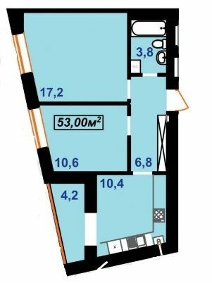 2-комнатная 53 м² в ЖК Квартал Гимназийный от 11 000 грн/м², Ивано-Франковск