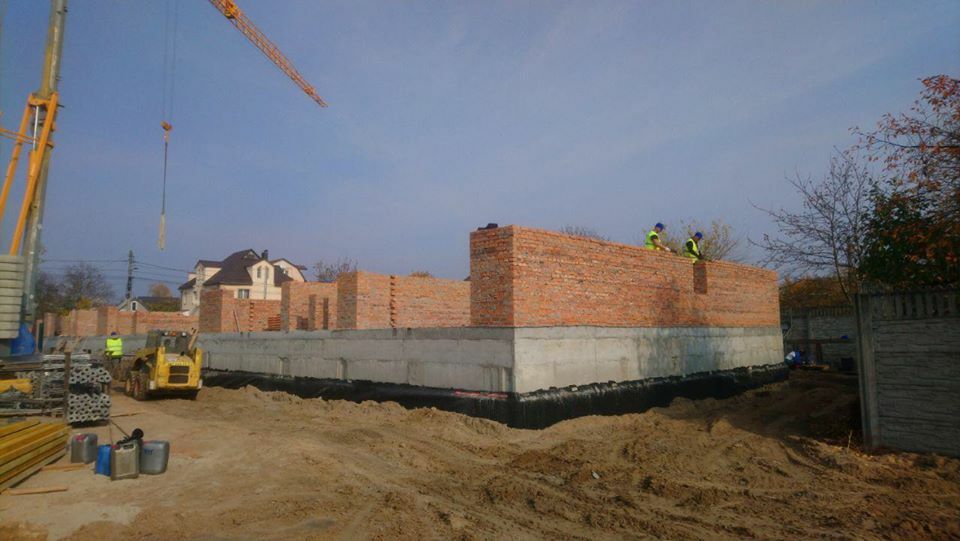 Ход строительства КД Весна на улице Осенней, окт, 2019 год