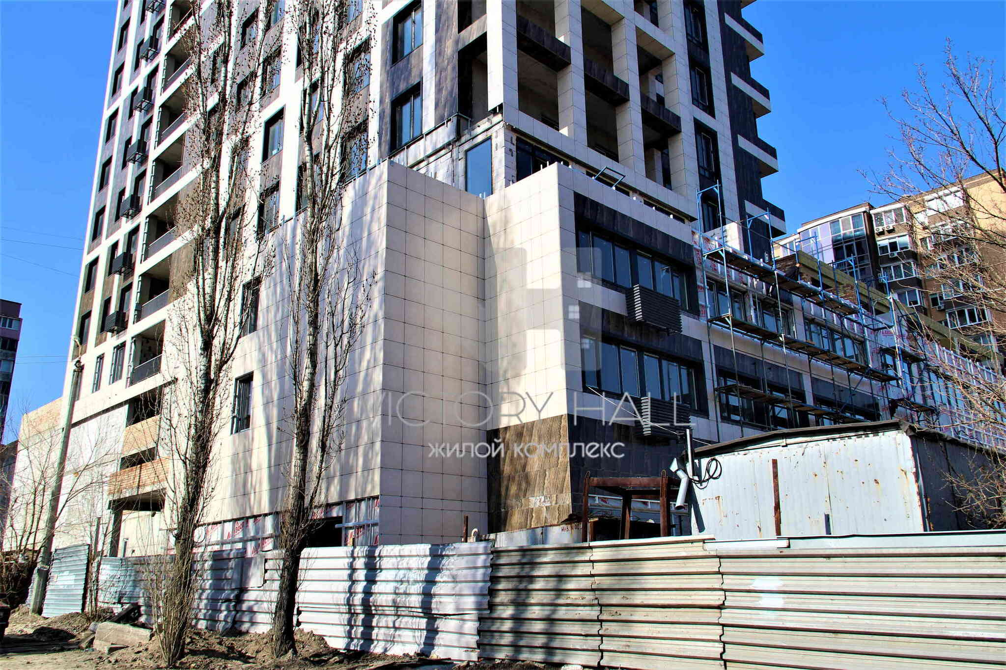Ход строительства ЖК Victory Hall, март, 2020 год
