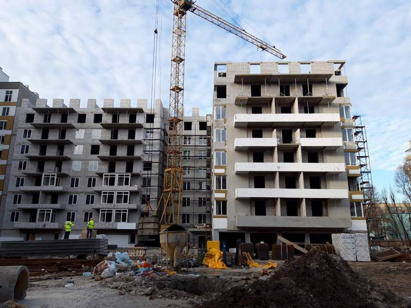 Ход строительства ЖК Алые Паруса, янв, 2020 год