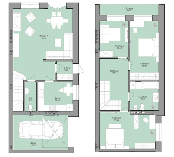 Квадрекс 140 м² в КГ Bruhsell от 16 643 грн/м², с. Брюховичи