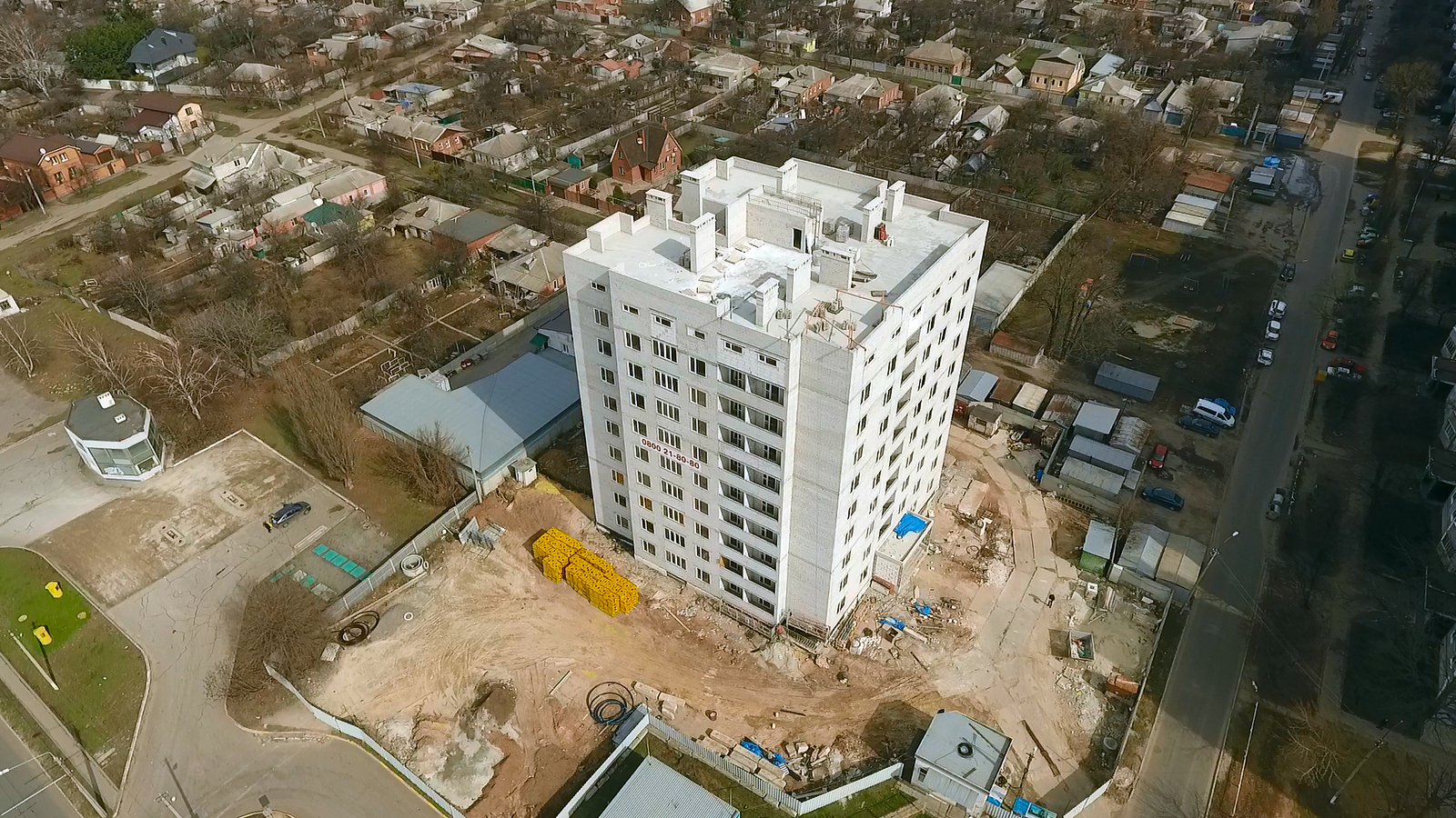 Ход строительства ЖК Крокус, март, 2020 год