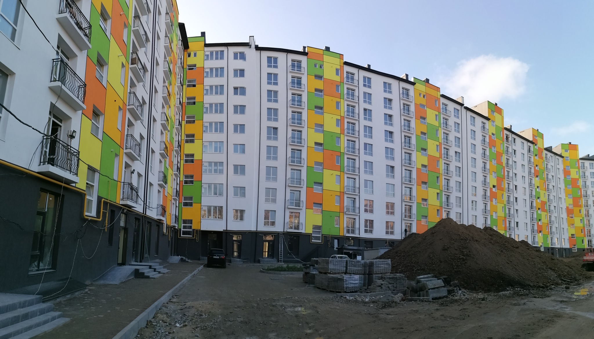 Ход строительства ЖК Квартал Лемковский, ноя, 2019 год