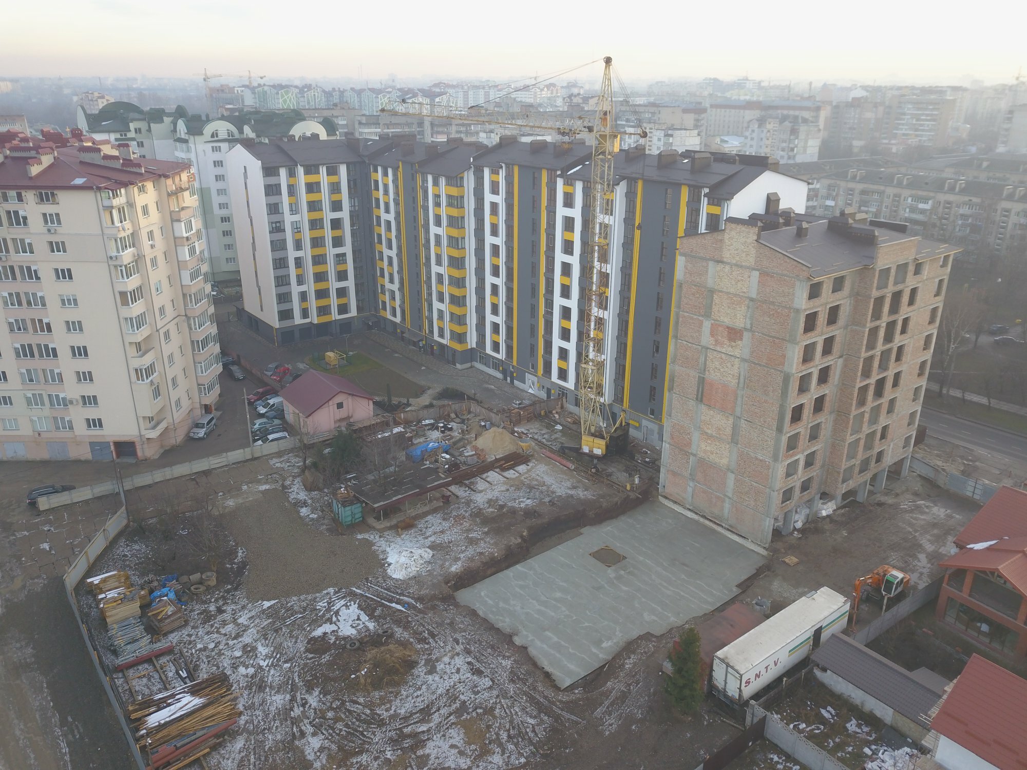 Хід будівництва ЖК Цитадель-1, груд, 2019 рік