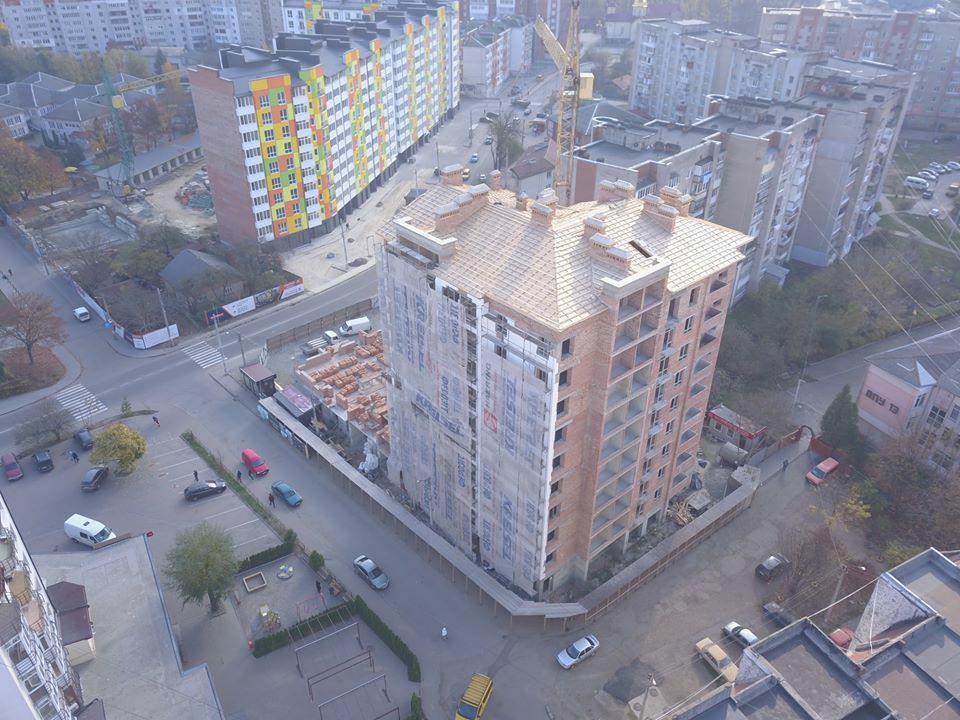 Хід будівництва ЖК Цитадель-2, жовт, 2019 рік