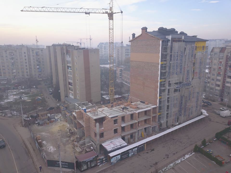 Хід будівництва ЖК Цитадель-2, жовт, 2019 рік