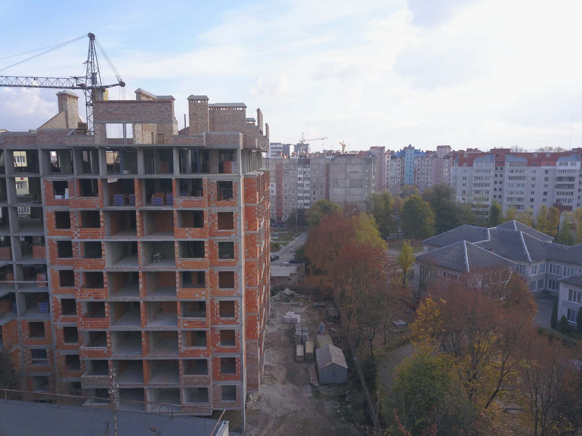 Ход строительства ЖК Цитадель-3, окт, 2019 год