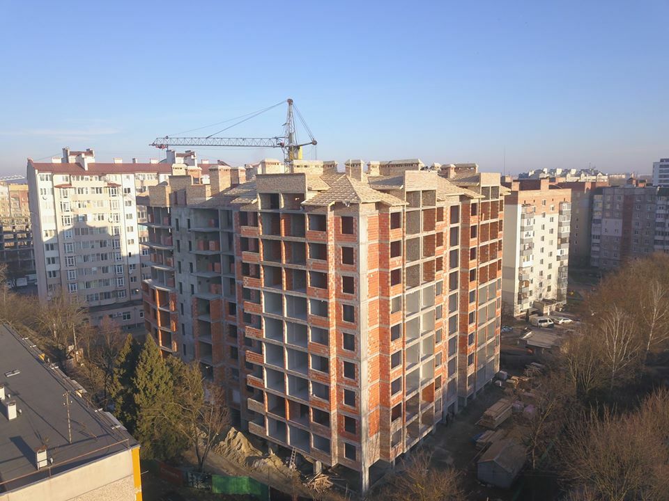 Ход строительства ЖК Цитадель-3, дек, 2019 год