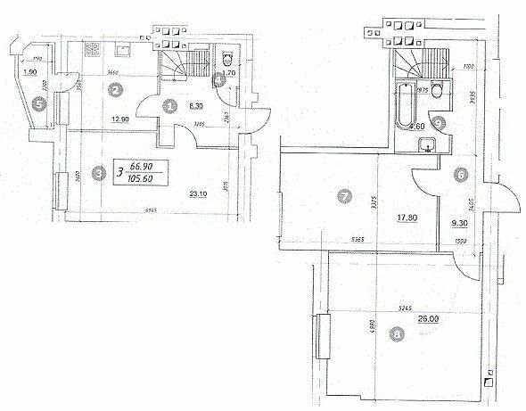 Дворівнева 105.6 м² в ЖК Уткіно від 13 000 грн/м², м. Бориспіль