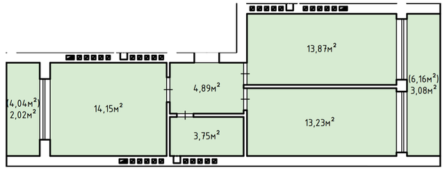2-комнатная 54.99 м² в ЖК Дружный Двор от 13 950 грн/м², с. Солонка