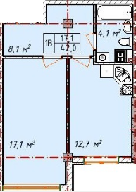 1-кімнатна 42 м² в ЖК Comfort Hall від 23 885 грн/м², Одеса