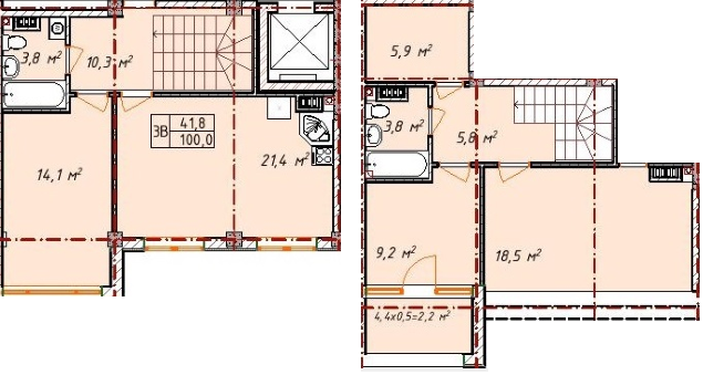 Двухуровневая 100 м² в ЖК Comfort Hall от 23 885 грн/м², Одесса