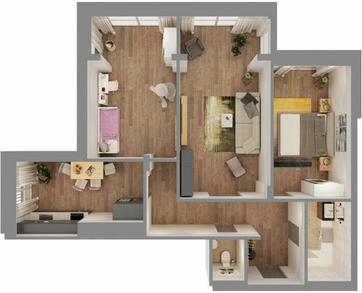 3-комнатная 91 м² в КД GENEVA от 27 700 грн/м², Львов