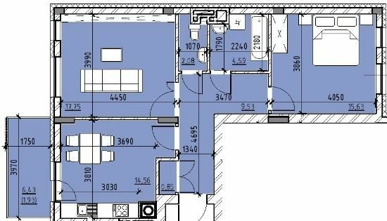 2-комнатная 64.65 м² в ЖК Бейкер Стрит. Шерлок Холмс от 40 500 грн/м², Львов