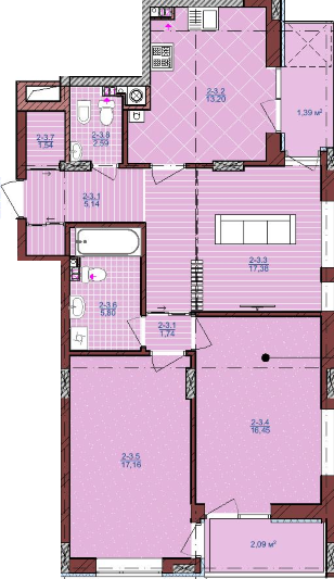 3-кімнатна 86.6 м² в ЖК на вул. Антоновича, 31 від 27 700 грн/м², Львів