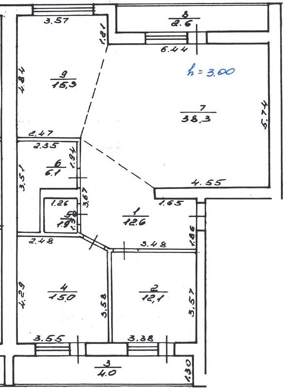 3-кімнатна 107.9 м² в ЖК на вул. Ярославенко, 36 від 36 700 грн/м², Львів