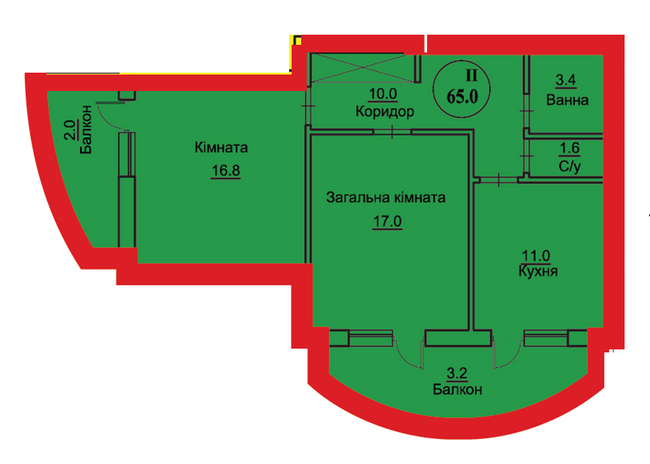 2-кімнатна 65 м² в ЖК на вул. Чорновола 22, 22А від 12 200 грн/м², м. Городок