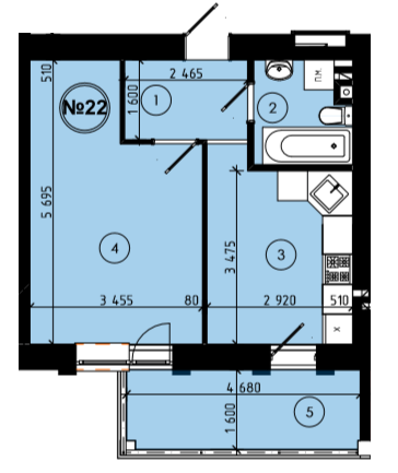 1-кімнатна 37.8 м² в ЖК на вул. Шухевича, 9 від 13 000 грн/м², м. Новояворівськ