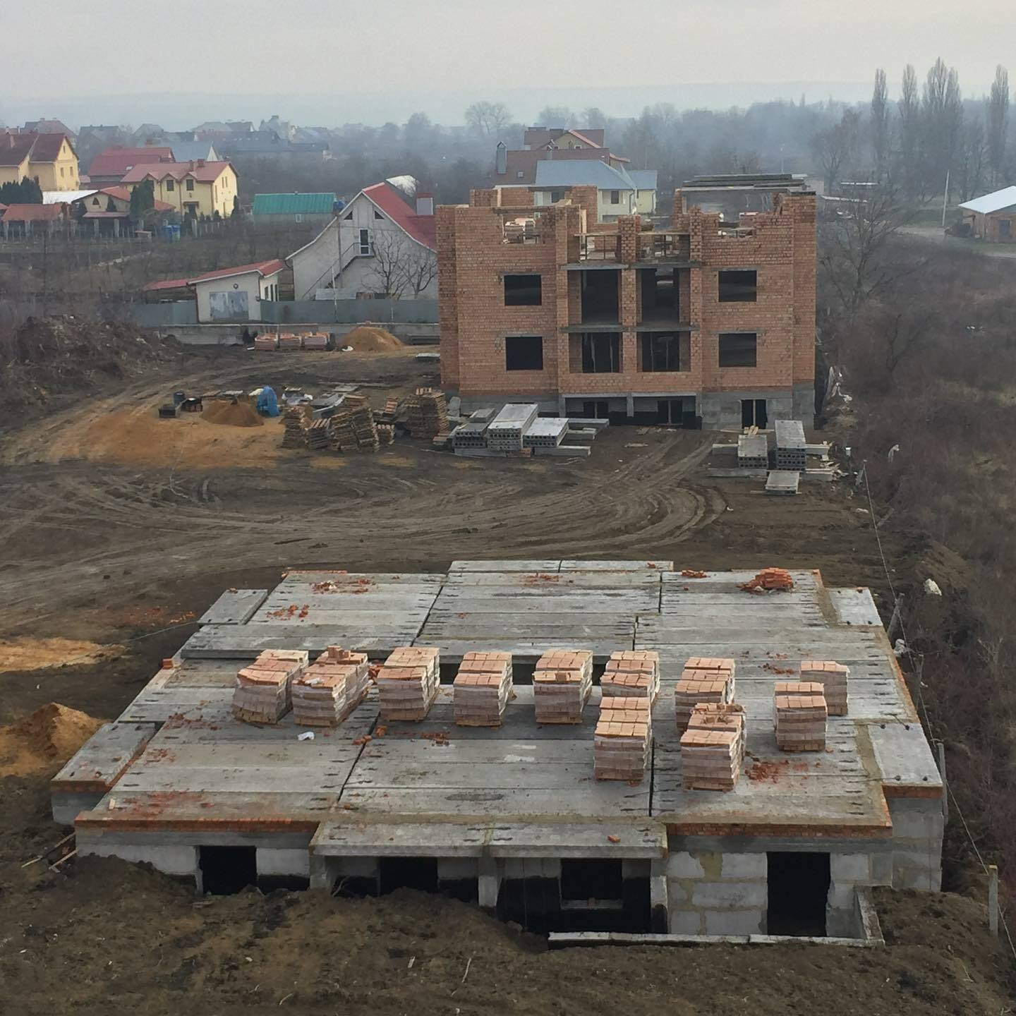 Ход строительства ЖК Прага, дек, 2019 год
