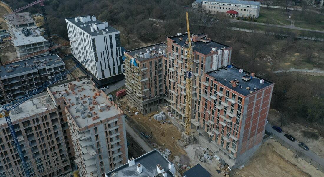 Хід будівництва ЖК Obriy 2, квіт, 2020 рік