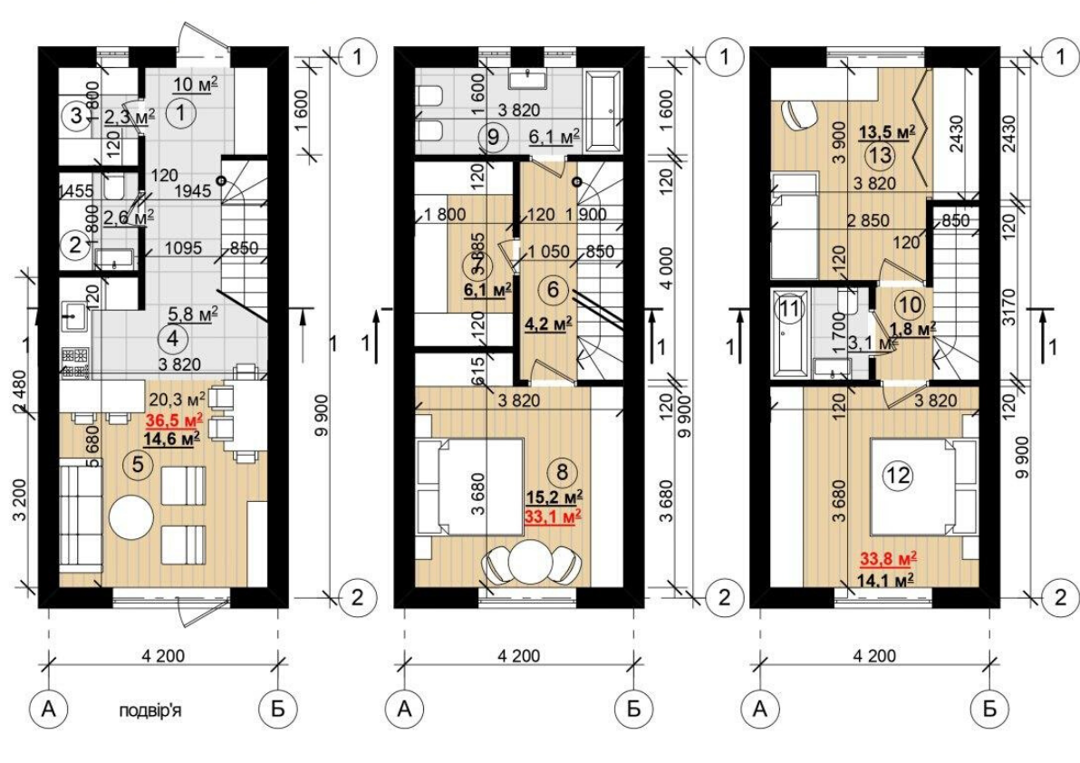 Коттедж 103 м² в КП Нью Смарт от 15 146 грн/м², с. Гатное