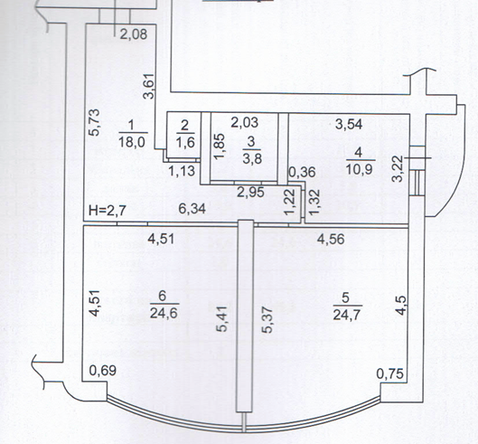 2-комнатная 84.2 м² в ЖК Чайка от 17 500 грн/м², с. Чайки