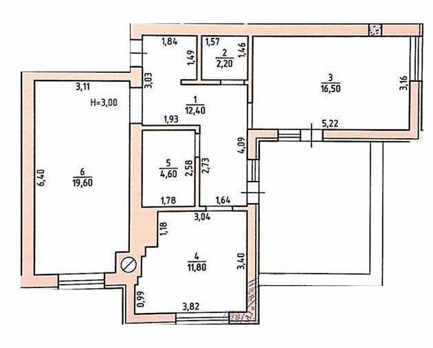 2-кімнатна 67.1 м² в ЖК Панський острів від забудовника, Чернівці