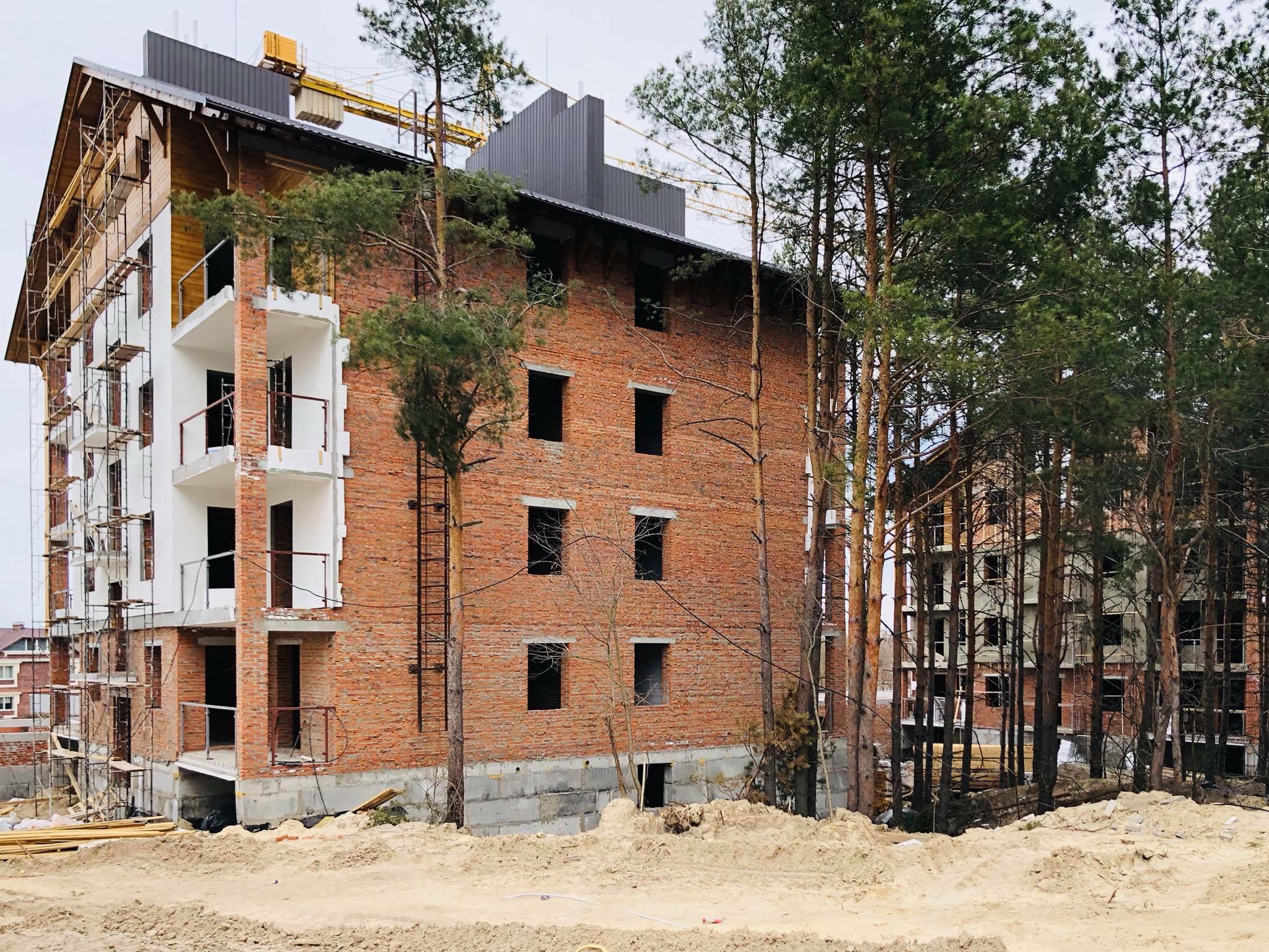 Ход строительства ЖК Desna residence, март, 2020 год