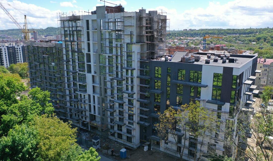 Хід будівництва ЖК Obriy 2, трав, 2020 рік