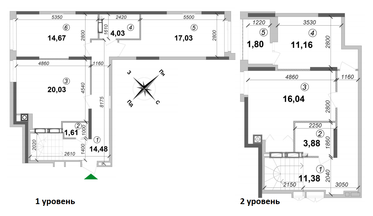 Дворівнева 117.06 м² в ЖК Оптимісто від 16 000 грн/м², с. Гатне