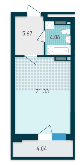 1-кімнатна 35.1 м² в ЖК GENESIS від 31 053 грн/м², Київ