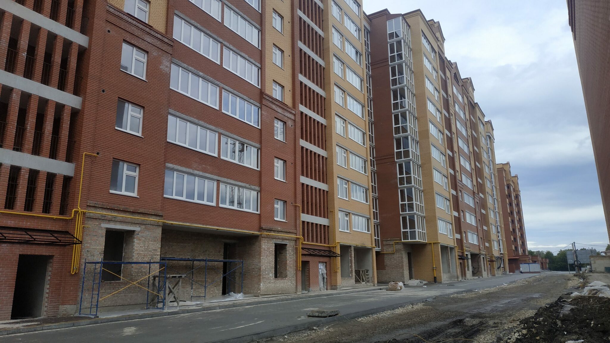 Ход строительства ЖК на ул. Киевская, июнь, 2020 год