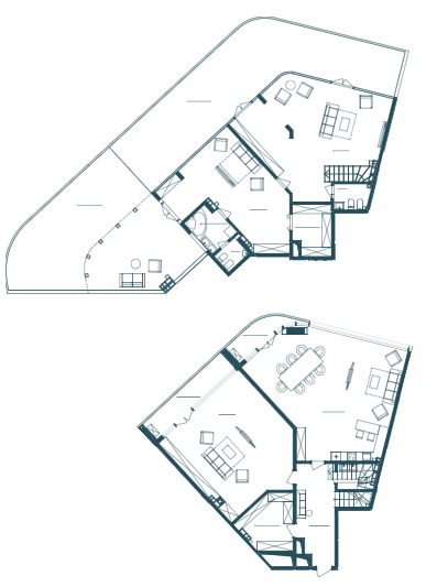 Дворівнева 258.51 м² в ЖК KANDINSKY Odessa Residence від 64 042 грн/м², Одеса