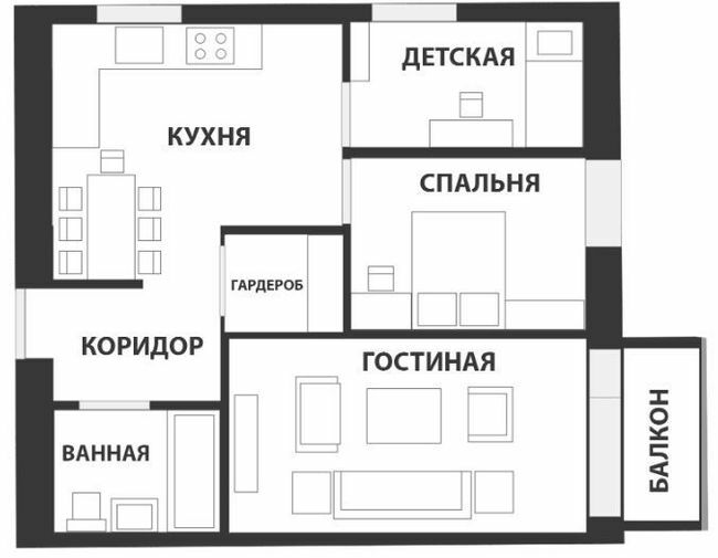 3-комнатная 50 м² в ЖК Воробьевы горы Family от 20 300 грн/м², Харьков
