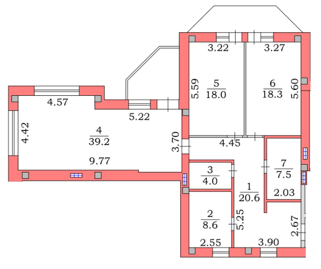 2-кімнатна 121 м² в ЖК Клубна резиденція від 33 950 грн/м², м. Чорноморск