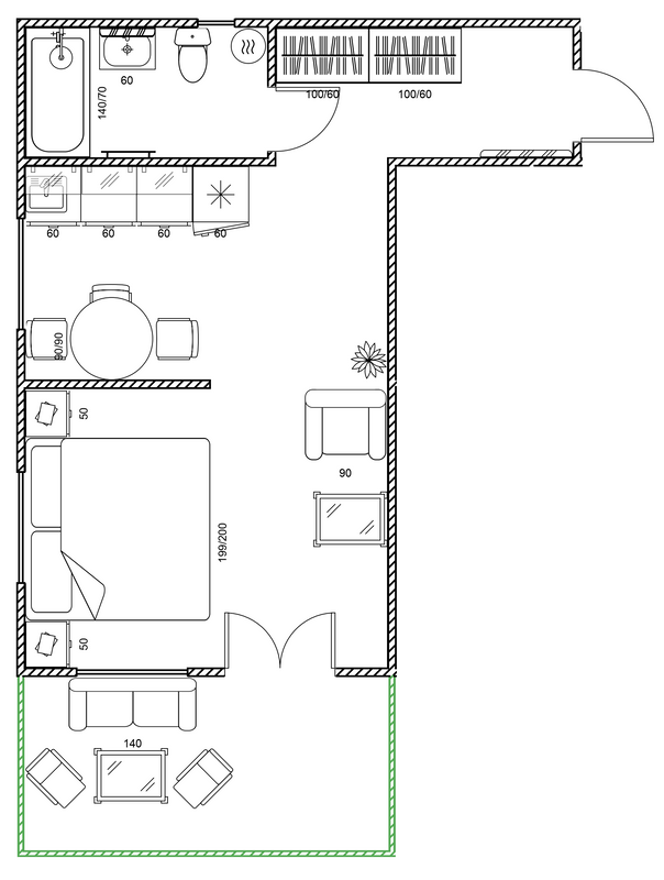 1-кімнатна 31 м² в ЖК Апарт-шале NAFTA від 31 050 грн/м², смт Східниця