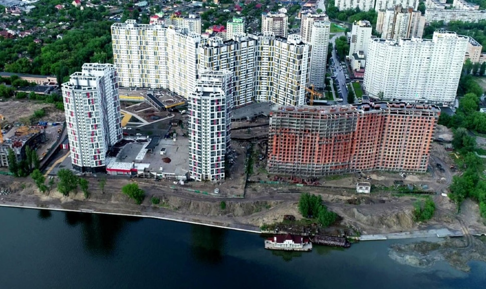 Хід будівництва ЖК на вул. Євгена Маланюка (Сагайдака), 101, трав, 2020 рік