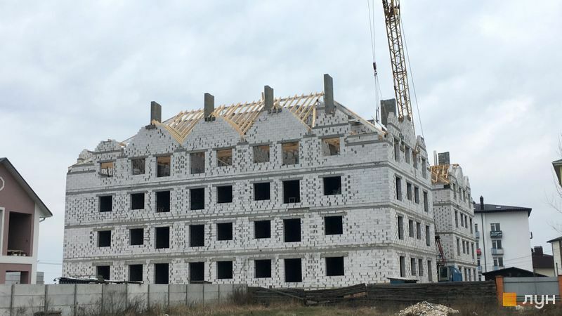 Ход строительства ЖК Уютный (ул. Сечевая, 31), март, 2020 год