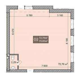 Приміщення вільного призначення 75.05 м² в КБ Greenwood від 20 000 грн/м², Київ